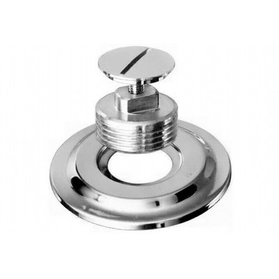 TAPPO CON VITE CON ROSONE IN OTTONE