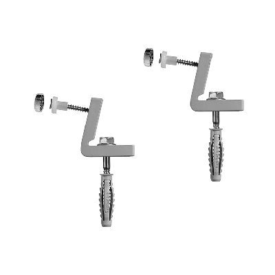 2 PZ ELEM. DI FISSAGGIO FISCHER IN NYLON PER WC E BIDET LAT. WB5