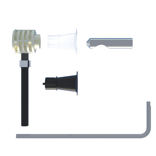 FISSAGGIO NASCOSTO PER WC BIDET SOSPESI CON ACCESSO DA SOTTO