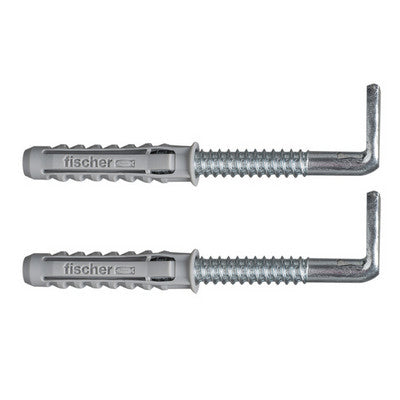 2 PZ ELEMENTI DI FISSAGGIO FISCHER PER SCALDABAGNO WDS