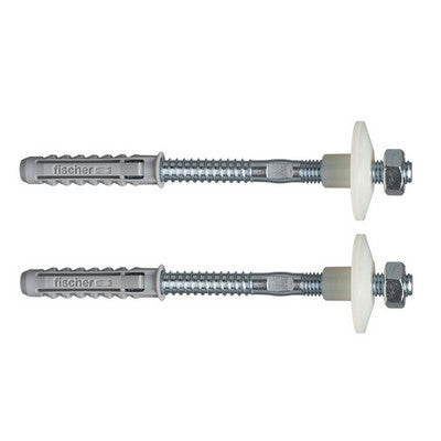 2 PZ ELEMENTI DI FISSAGGIO FISCHER PER LAVABI WST