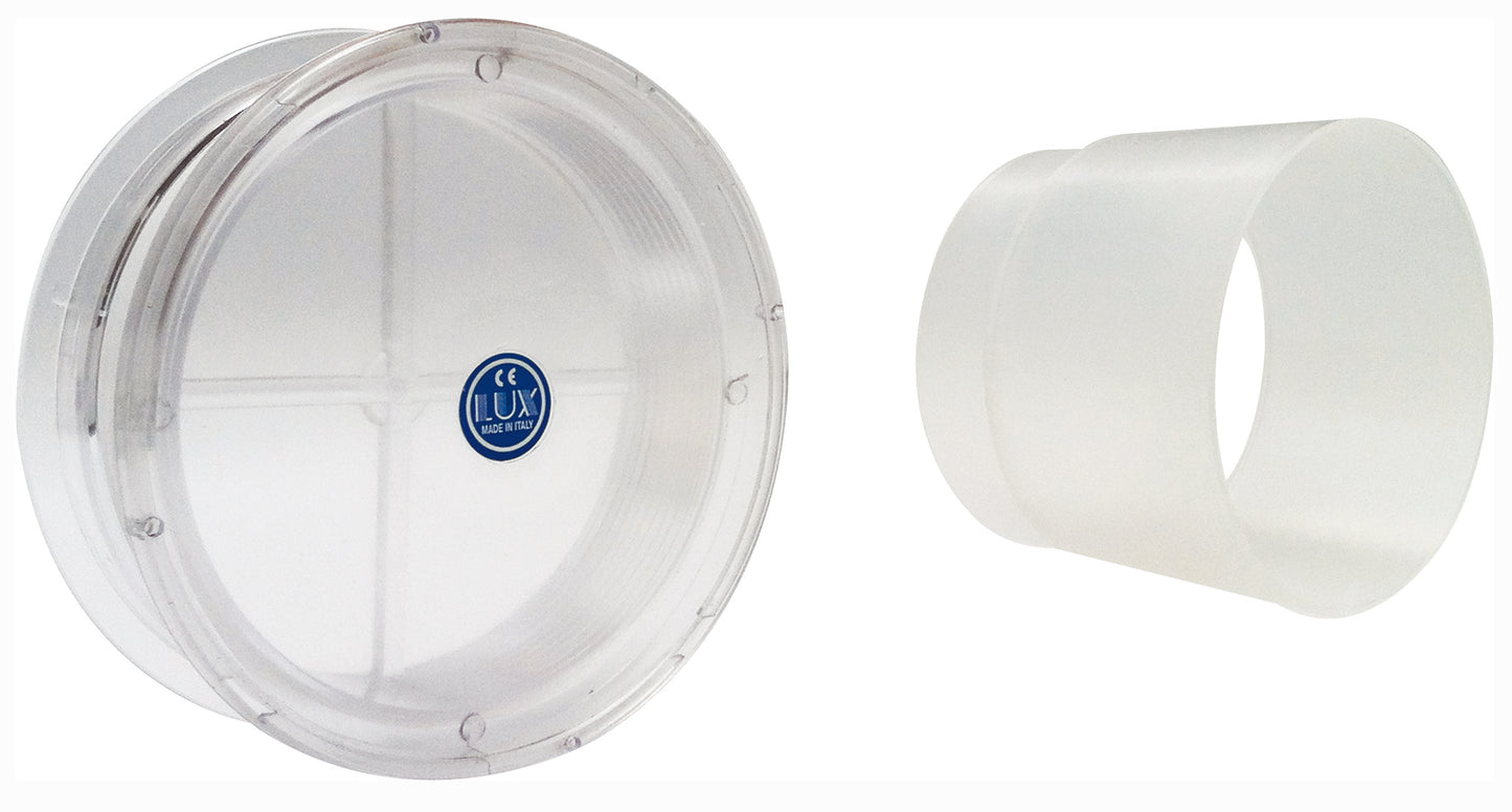 TAPPO TRASPARENTE PER CLIMATIZZATORI D.MM.120