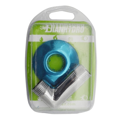 ANGOLO CON ROSONE CROMATO BLISTER (CURVETTA DOCCIA)