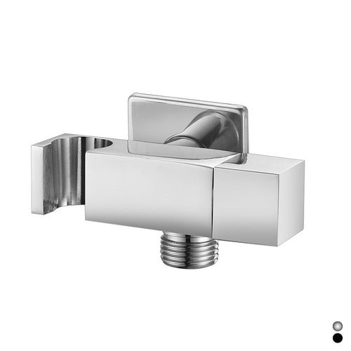 PRESA ACQUA QUADRA CON SUPPORTO DOCCIA E ARRESTO