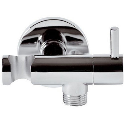 RUBINETTO D'ARRESTO MINIMAL CON SUPPORTO  DOCCIA