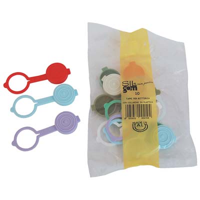 TAPPO PVC + ANELLO X BOTTIGLIA