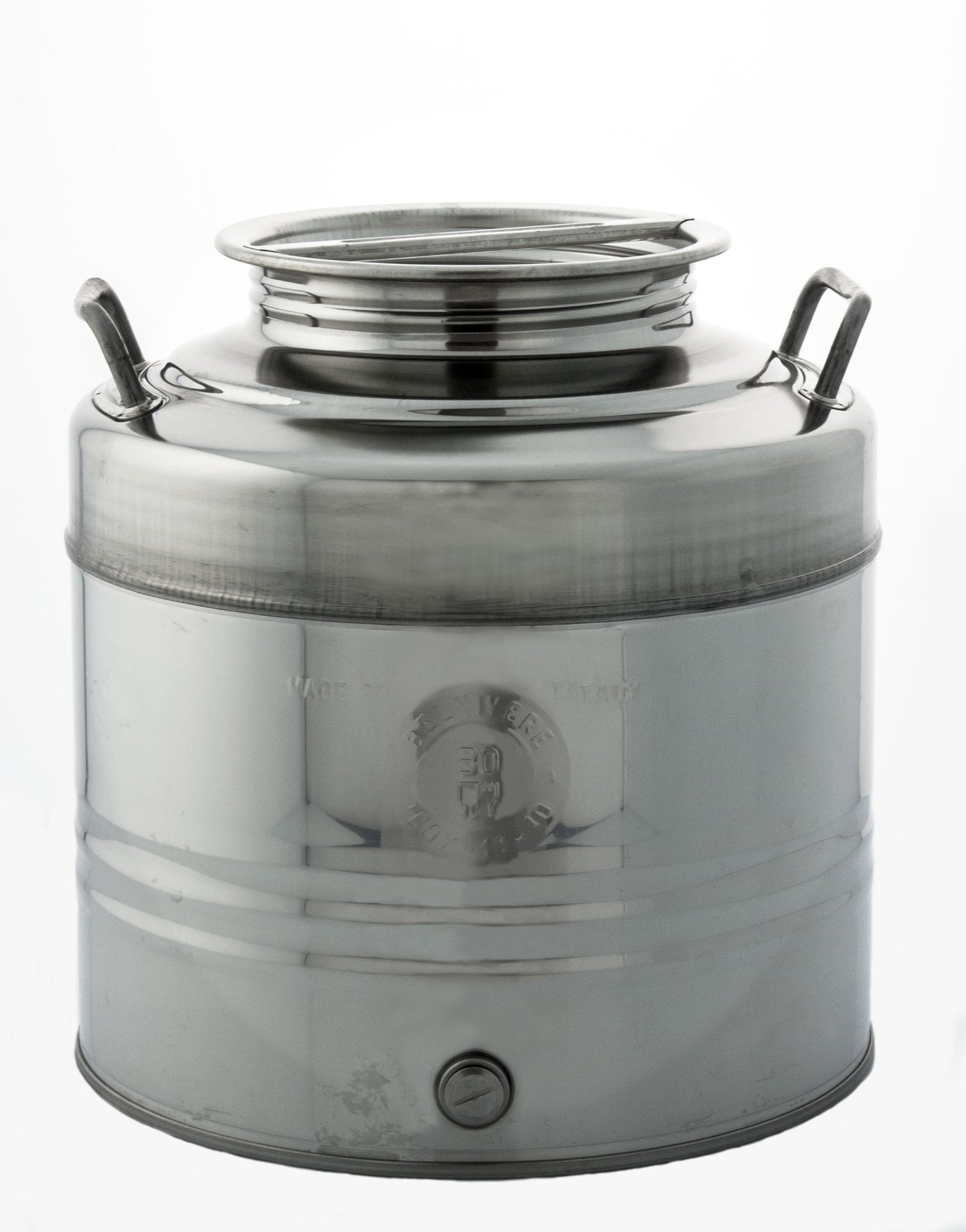 CONTENITORE ACCIAIO INOX X OLIO LT.30