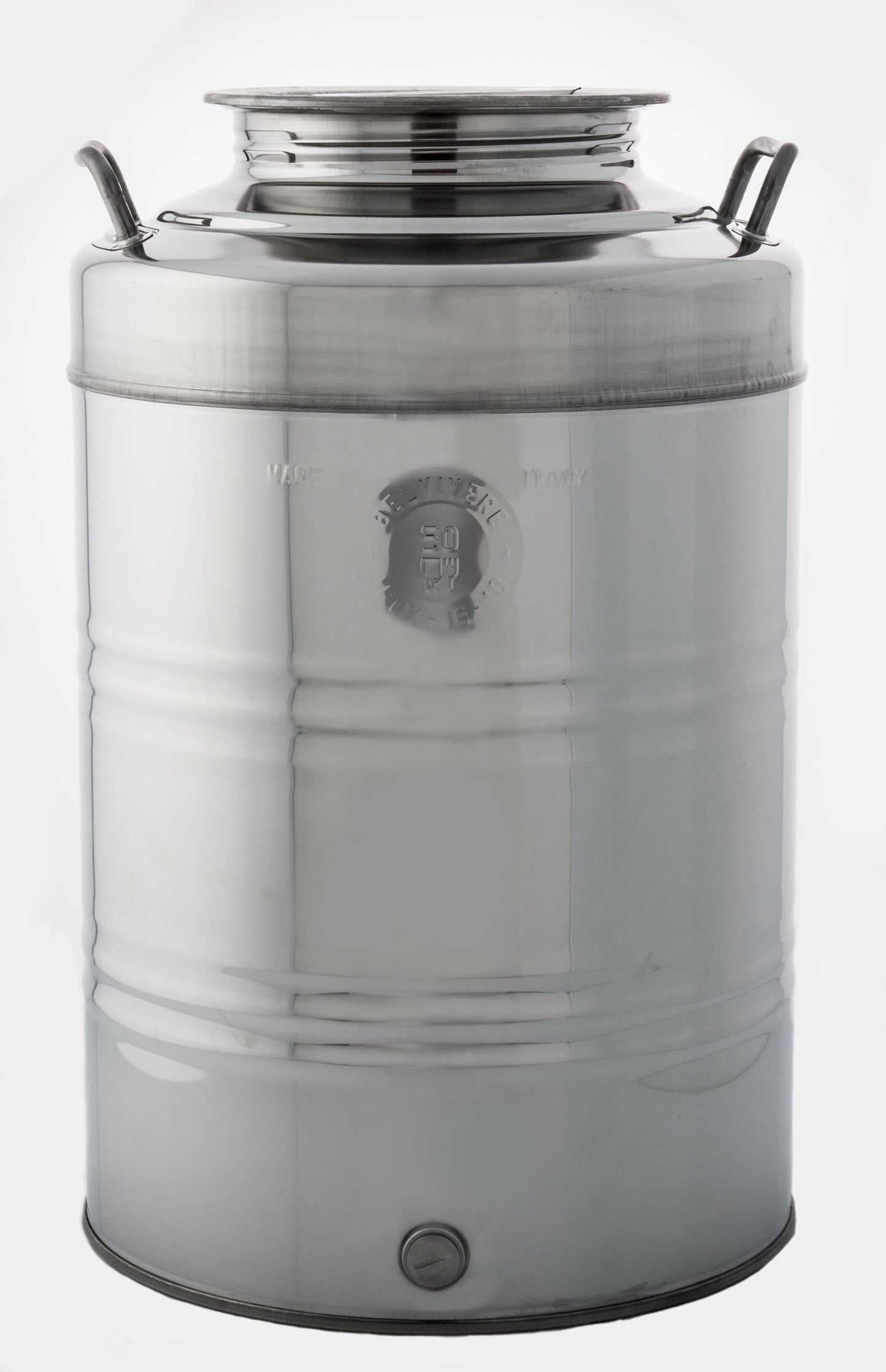 CONTENITORE ACCIAIO INOX X OLIO LT.50
