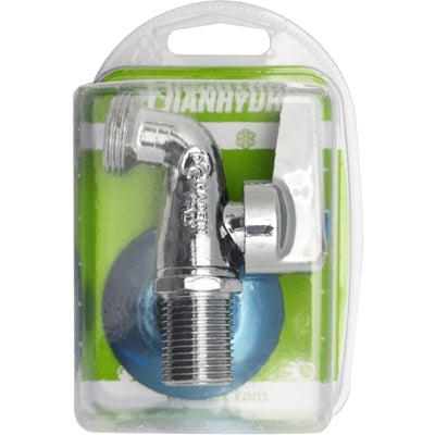 RUBINETTO LAVATRICE CROMATO A SFERA CON ROSONE BLISTER