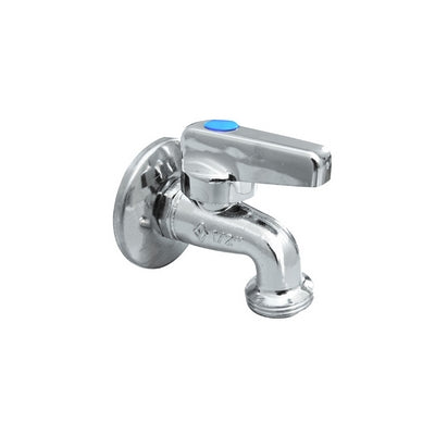 RUBINETTO LAVATRICE CROMATO A SFERA CON ROSONE