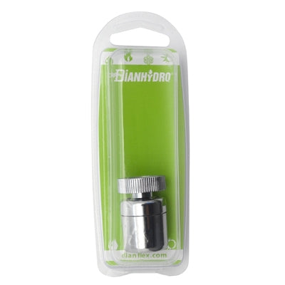 AERATORE IN OTTONE CROMATO FF CON SNODO BLISTER
