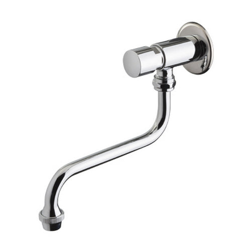 RUBINETTO A MURO TEMPORIZZATO CON CANNA GIREVOLE