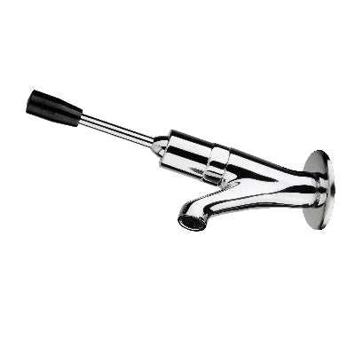 RUBINETTO TEMPORIZZATO A PARETE FUSO CON LEVA