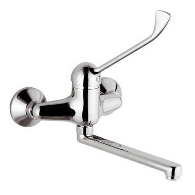 MISCELATORE MONOCOMANDO LAVELLO A MURO CON LEVA CLINICA EPIC