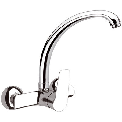 GRUPPO LAVELLO A PARETE CON BOCCA GIREVOLE LINEA ESSENZA