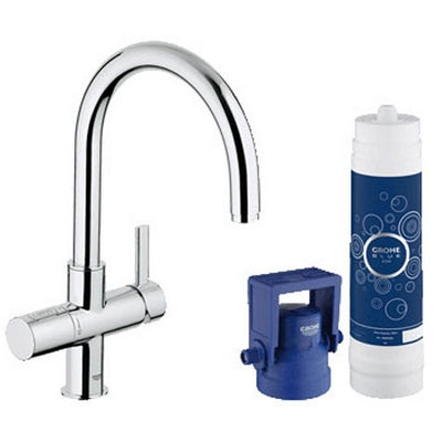 MISCELATORE PER LAVELLO BLUE PURE CON SISTEMA FILTRANTE ACQUA