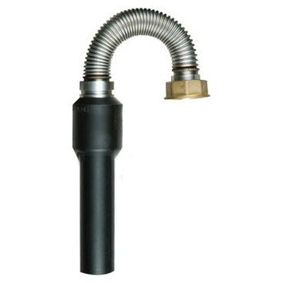 RACCORDO DI TRANSIZIONE PE-TUBO FLESSIBILE INOX