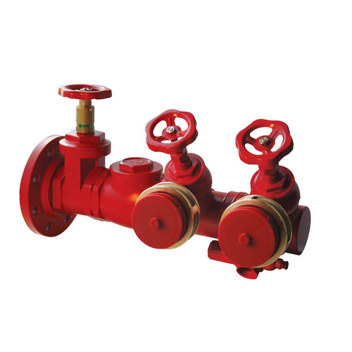 GRUPPO ATTACCO AUTOPOMPA DI MANDATA 2 IDRANTI UNI70