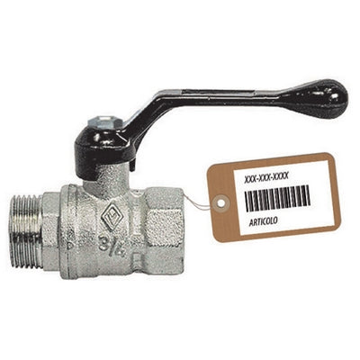 VALVOLA A SFERA MF CON LEVA F-BRICO