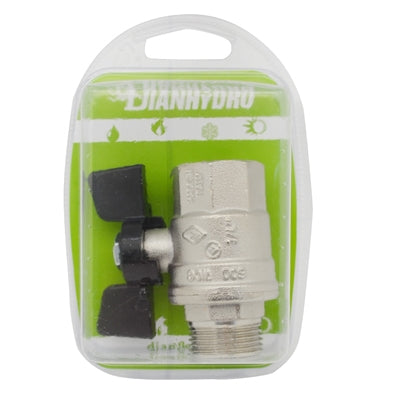 VALVOLA A SFERA MF CON FARFALLA BLISTER