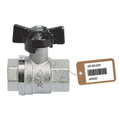 VALVOLA A SFERA FF CON FARFALLA F-BRICO