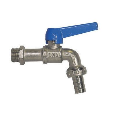 RUBINETTO A SFERA CURVO CON PORTAGOMMA MOD. EKO-LUX