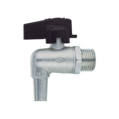 RUBINETTO A SFERA A SQUADRA PER OLIO CON LEVETTA NERA