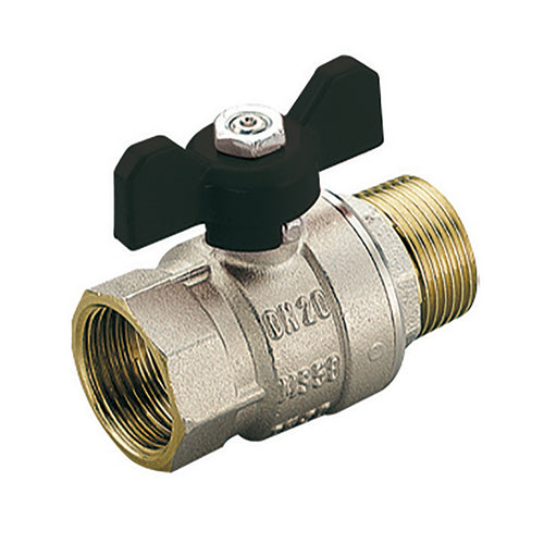 VALVOLA A SFERA MF SCIROCCO PASSAGGIO TOTALE CON FARFALLA