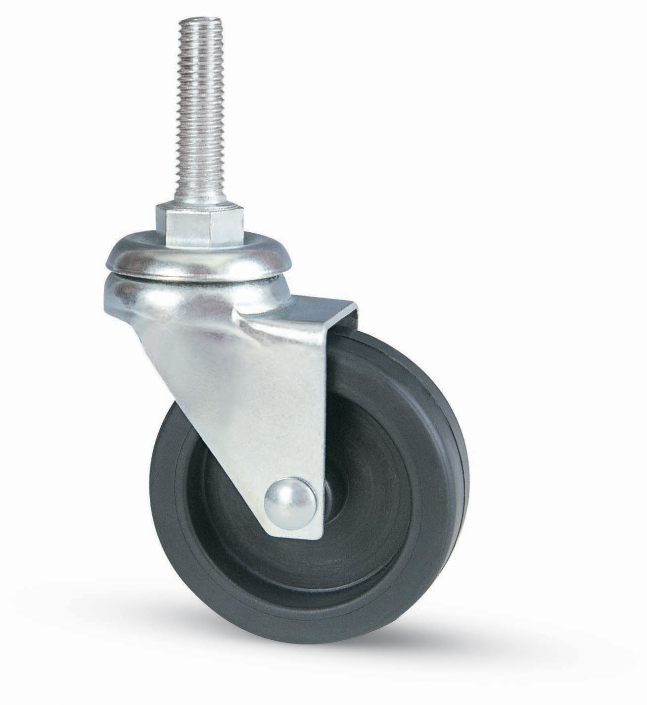 RUOTA GOMMA ART.220/B D.40 C/PERNO 8MAX30**