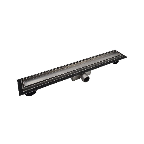 CANALINA DOCCIA INOX CON GRIGLIA PIASTRELLABILE