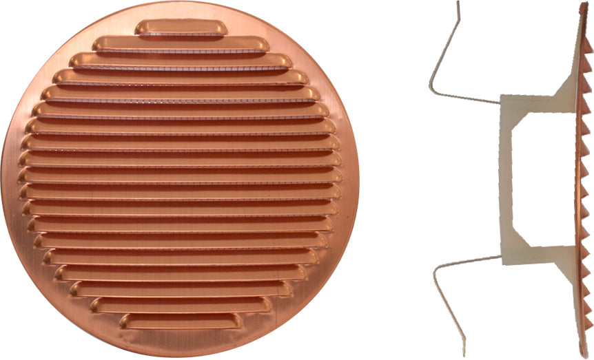 GRIGLIA AERAZ.RAME C/MOLLE D. 80-125