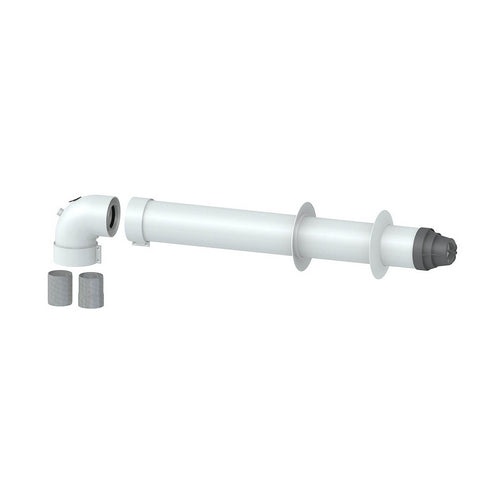 KIT COASSIALE DN 60/100 CON PRESE FUMI