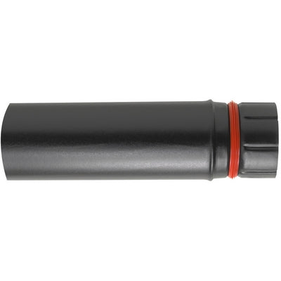 TUBO ECO-PELLET H. 250 MM SMALTATO NERO