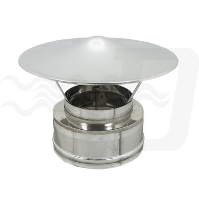 CAPPELLO CINESE INOX DOPPIA PARETE