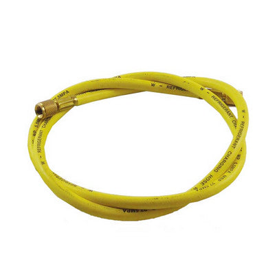 TUBO FLESSIBILE DI VUOTO E CARICA BASIC LINE GIALLO 1/4"X1/4"