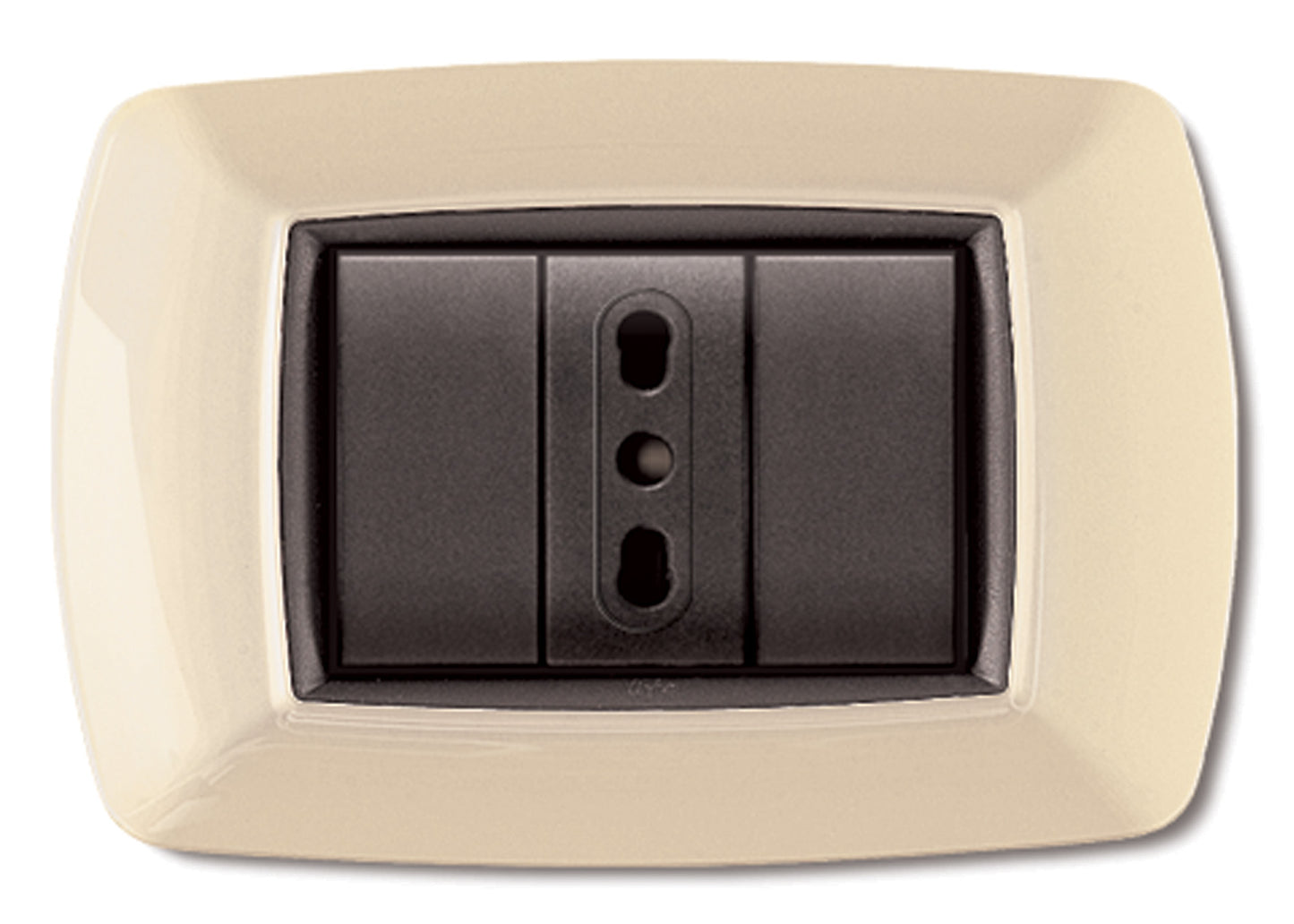 PLACCA LIFE MOD. LIVING PLAST. AVORIO 3P