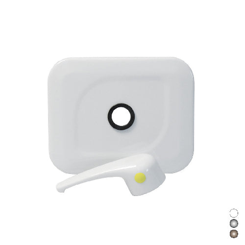 ROSONE CON LEVA PER VALVOLA GAS A INCASSO