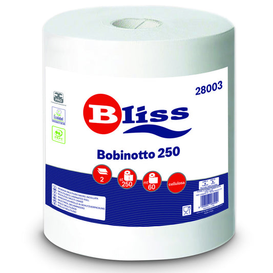 BOBINA CARTA 250 STRAPPI P.CELLULOSA 28003