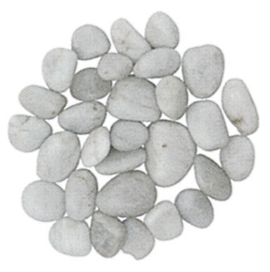 CIOTTOLI LEVIGATI BIANCO CARRARA KG 20