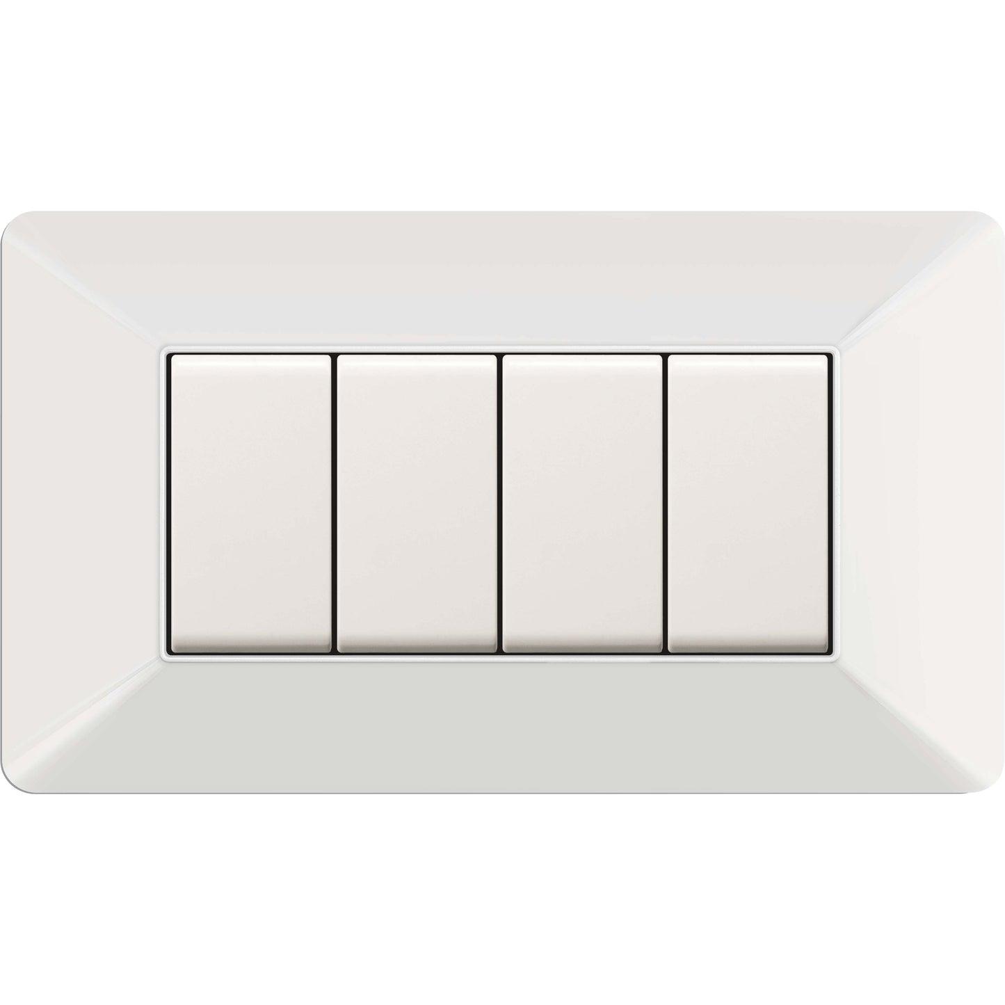 PLACCA EASY MOD. MATIX BIANCA 4P