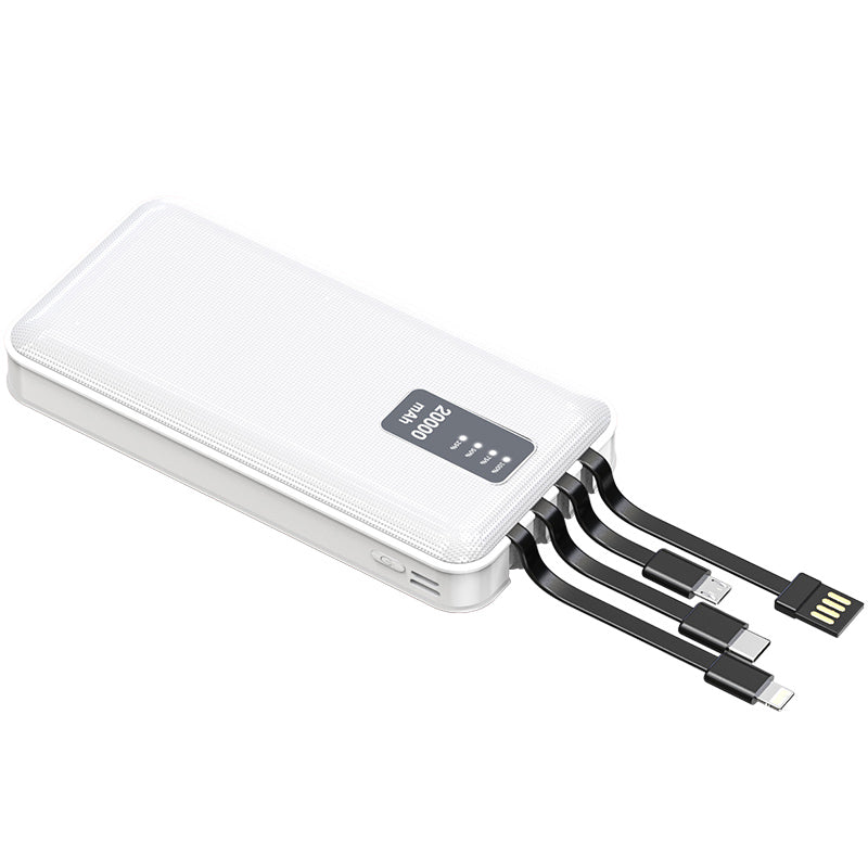 POWER BANK 20000 MAH C/CI MICRO USB LIGHTNING