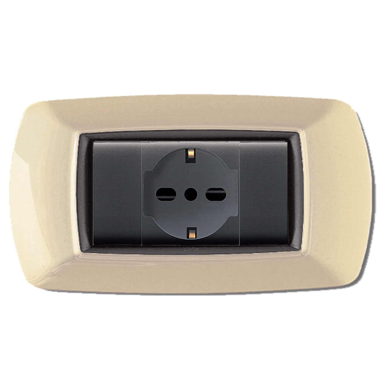 PLACCA LIFE MOD. LIVING PLAST. AVORIO 4P