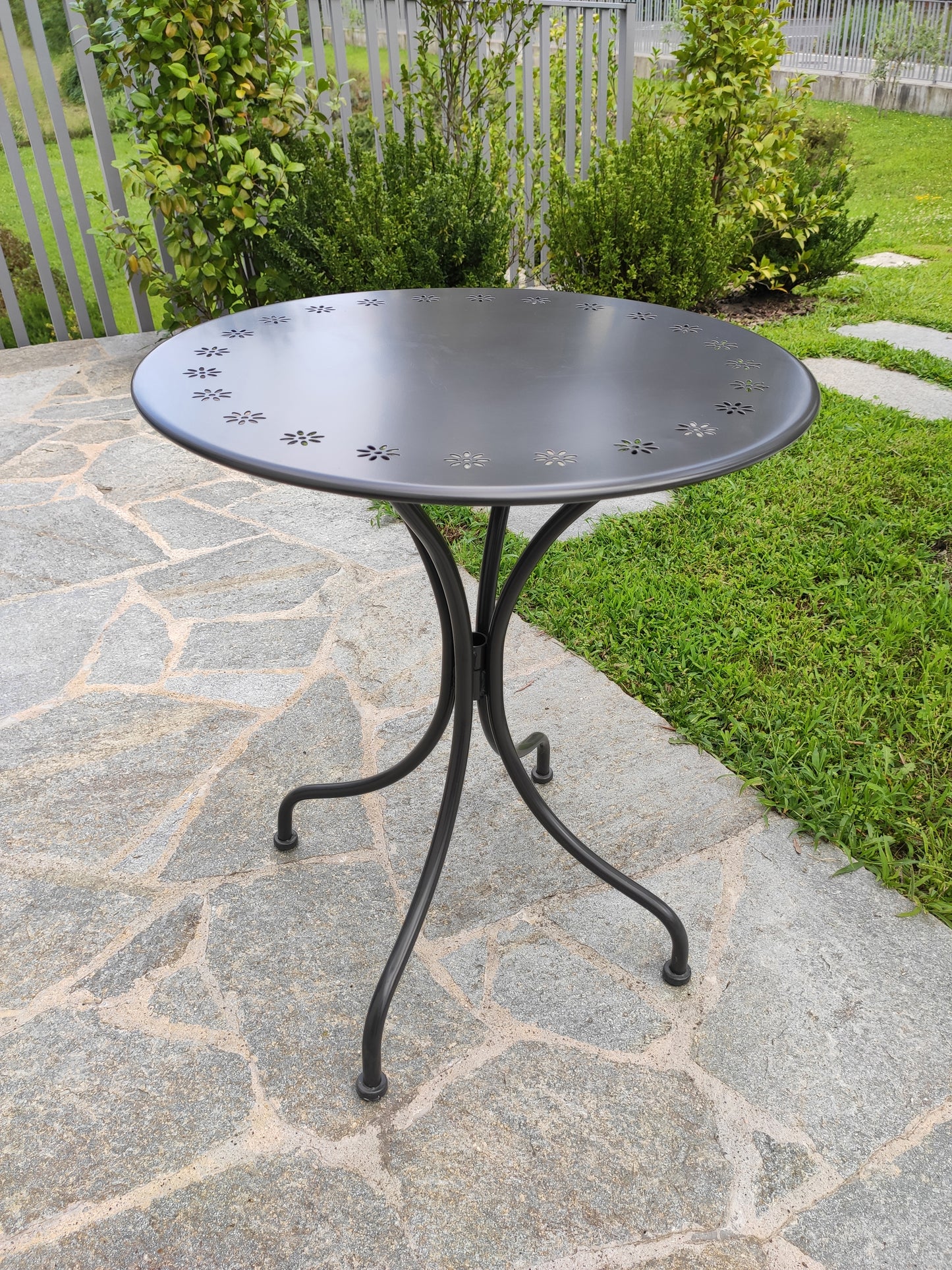 TAVOLO DIAM. CM 60 NERO OPACO 007754