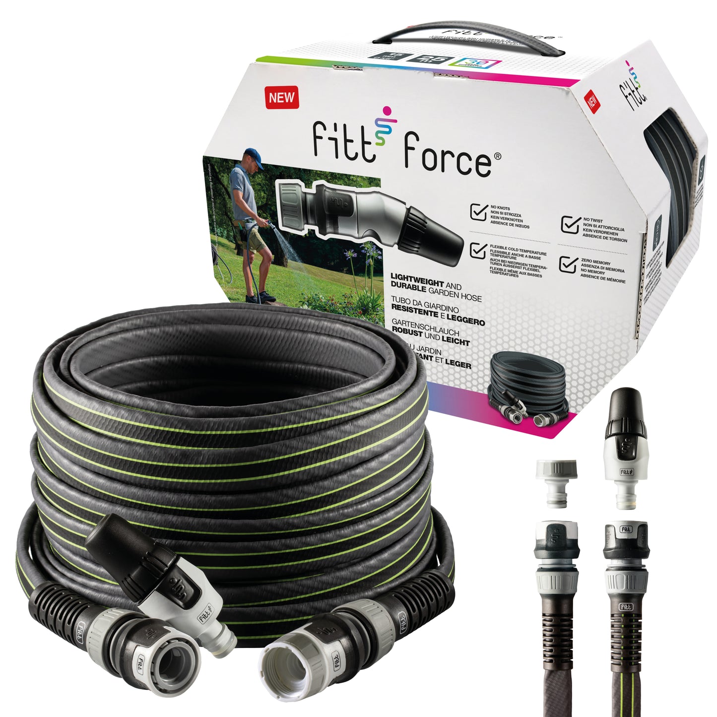 SET TUBO FORCE 5/8X35 MT. C/ACC.RI