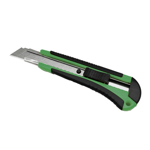 CUTTER GRYN 18MM C/IMPUGNATURA ANTISCIVOLO IN GOMMA