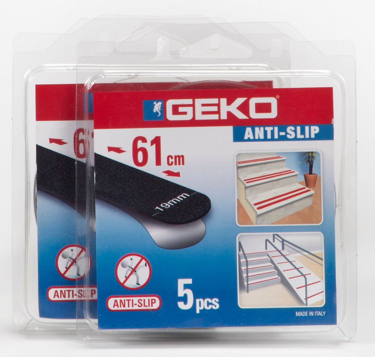 ANTISDRUCCIOLO GEKO NERO MM. 19X610 5 PZ