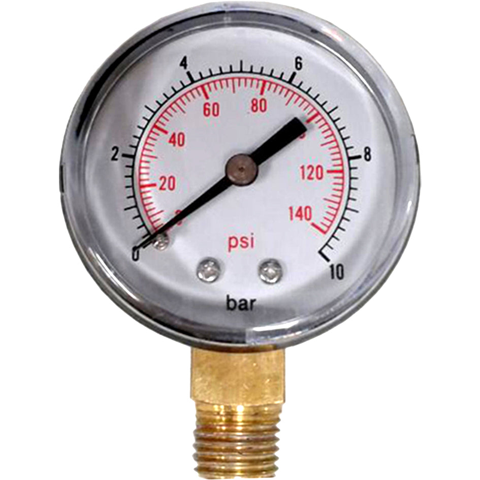 MANOMETRO RADIALE MM.50 1/4 PER AUTOCLAVE*