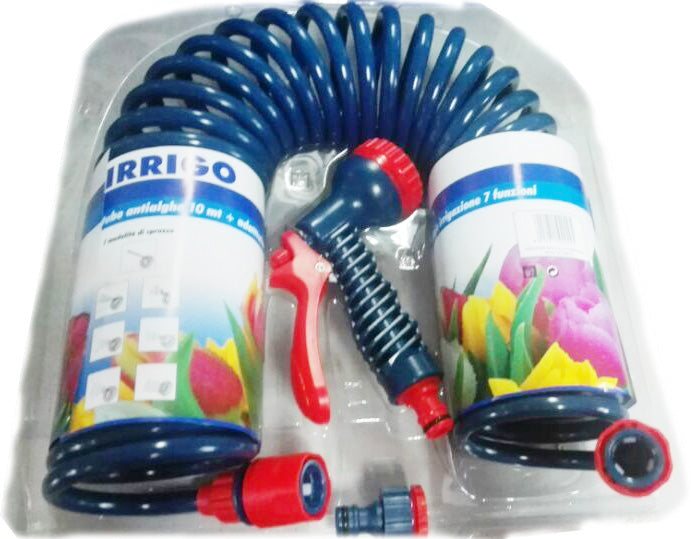IRRIGO KIT TUBO SPIRALATO MT 10 CON PISTOLA