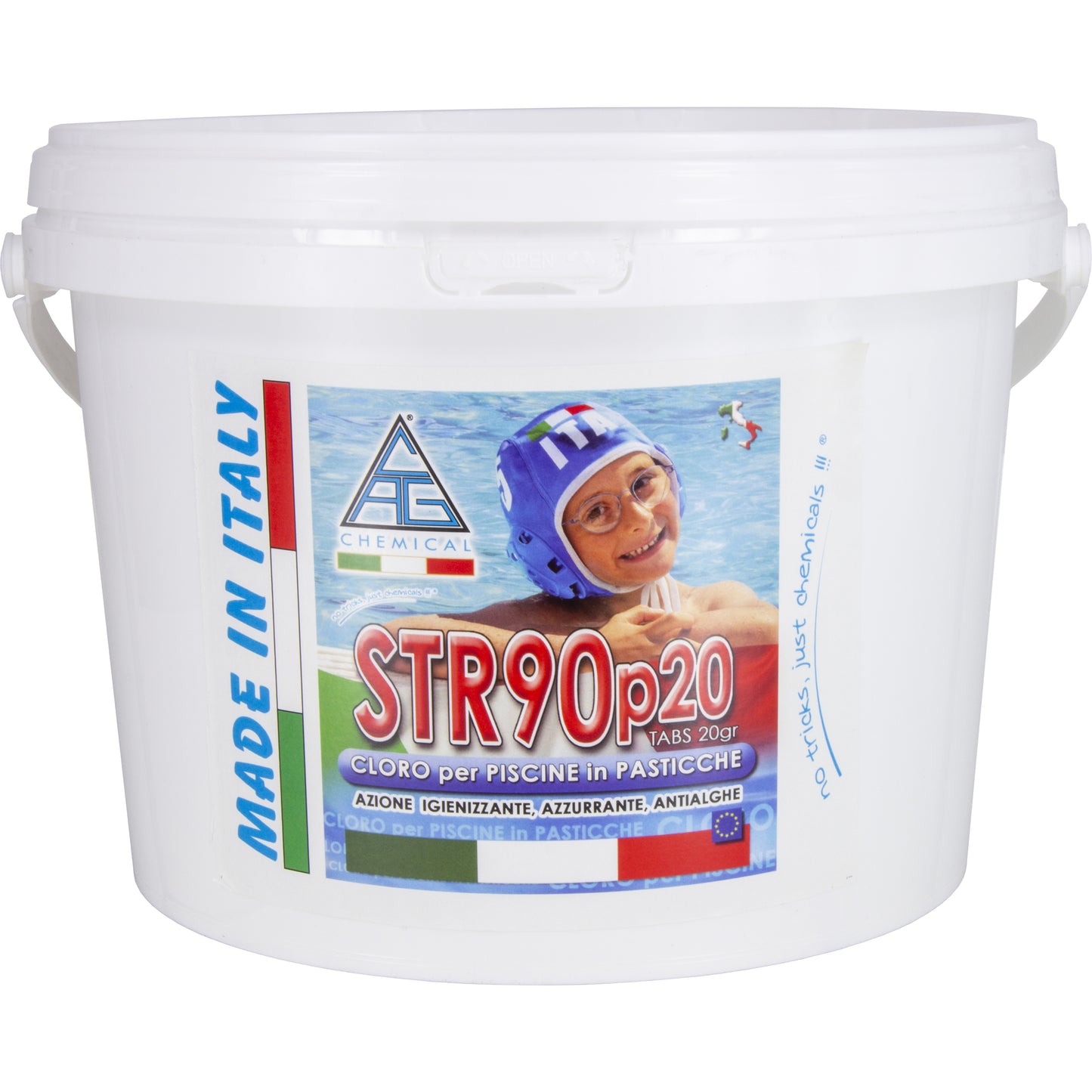 CLORO X PISCINE IN PASTIGLIE DA GR.20 KG. 5