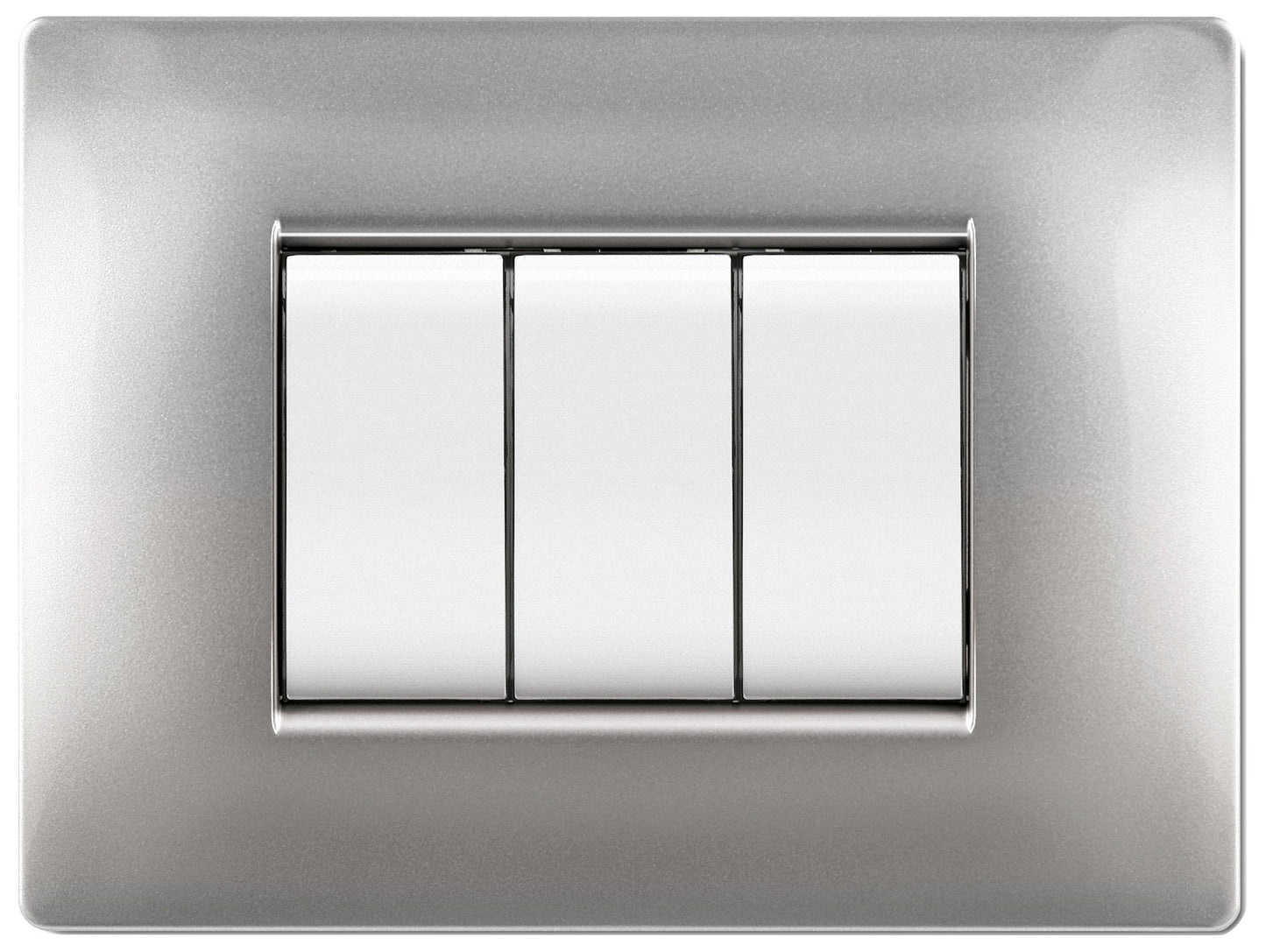 PLACCA LIFE Q MOD.LIVING PLAS.ALLUMINIO CH.7P